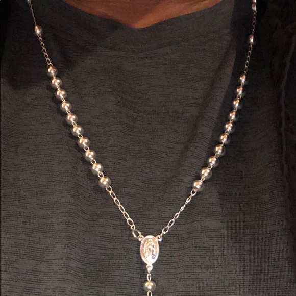 PRECIOUS ROSARY “ROUNDED” - 925 SILVER - Picture 8 of 11